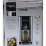 Renew. Caso Turbo hot water dispenser | HW 620 | Water Dispenser | 2600 W | 2.5 L | Plastic/Stainless Steel | Black/Stainless Steel | DAMAGED PACKAGING