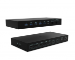 i-tec USB-C KVM Dock PRO Three Hosts Dual Video 2x Power Delivery max 92W