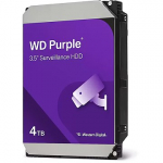 WD Purple Surveillance WD44PURZ - Hard drive - 4 TB - internal - 3.5" - SATA 6Gb/s - 5400 RPM - buffer: 128 MB