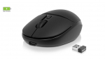 REAL-EL RM-335W - Optical Wireless Mouse - USB-C charging - Black