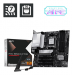 Mainboard|MSI|AMD B850|SAM5|Micro-ATX|Memory DDR5|Memory slots 4|PROB850M-PWIFI