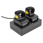 Ringbarcode Scanner 1D und 2D mit 2,4 GHz oder Bluetooth (2 St&uuml;ck) + Ladestation