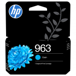 HP 963 Cyan Original Ink Cartridge