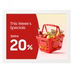 Samsung EM13DX 13,3" e-Paper-Display E Ink Spectra 6 Digital Signage Tizen OS Wei