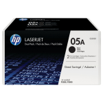 HP 05A LaserJet Toner schwarz Standardkapazitt 2 x 2.300 Seiten 2er-Pack