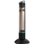 Cecotec ReadyWarm 1000 Power Tower | Halogen Heater | 1000 W | Number of power levels 2 | Black | IP55