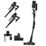 Taurus Homeland X9 Pro Pet & Car Cordless Stick Vacuum Cleaner Battery-powered Dry HEPA Bagless 0.7 l 615 W Black, Brown 2.5 Ah