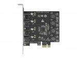 DeLOCK PCI Express x1 Card to 4 x external USB Type-A female SuperSpeed USB (USB 3.2 Gen 1)