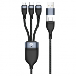 CONCEPTRONIC Kabel USB-C/-A3.0->C/MicroB/+ 480Mbs 1.50m sw 21326224