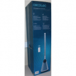 Renew. EnergySilence 9890 Skyline Bladeless | Tower Fan | Stand Fan | 50 W | Diameter 23 cm | Number of speeds 3 | Oscillation | Timer | Remote control | Grey/White | DAMAGED PACKAGING