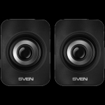 SVEN 130 USB-powered (2x3W); Volume control on the back