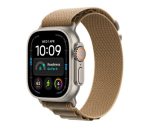 Apple Smartwatch Watch Ultra 4 GPS + Cellular 49mm Natural Titanium Case with Desert Alpine Loop - M