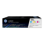HP 126A original Toner cartridge CF341AD cyan magenta yellow 3x 1.000 pages 3-pack