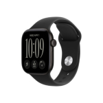 Apple Watch Series 12 GPS 42mm Black Aluminium Case with Black Sport Band - M/L | Apple