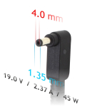 Akyga AK-ND-54 power adapter/inverter Indoor 45 W Black