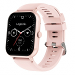 LogiLink Smartwatch LCD, BT5.2 IP68, pink