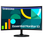 61cm/24" (1920x1080) Samsung S24D364GAU 16:9 Essential Full HD 4ms Black