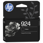 HP 924 Black Original Ink Cartridge Schwarz 500Seiten 400Seiten