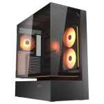 Midi COUGAR CFV235, ARGB, Glas, Schwarz
