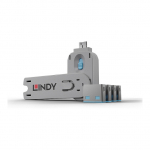 STICK LINDY USB Typ A Portschl&ouml;sser 4xBlau mit Schl&uuml;ssel