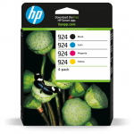 HP 924 4-Pack CMYK(4) Original Ink Cartridge Schwarz, Cyan, Magenta, Gelb 500Seiten 400Seiten