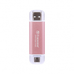 TRANSCEND ESD310P 1TB External SSD USB 10Gbps Type C/A Pink