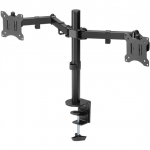 Goobay Dual Monitor Mount Flex | Swivel, Tilt, Rotation | 17-32 " | Maximum weight (capacity) 8 kg | Black 58529
