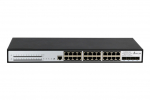 Extralink PoE Switch Chiron Pro 24x RJ45 1000Mb/s PoE, 4x SFP+, L3, managed, 370W KILEXTSWI0027