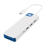 D TARGUS HyperDrive Flex 8 Port USB-C Hub Blue