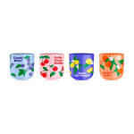 Set 4 Bicchierini mercato della frutta