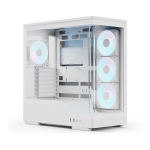 Midi Aerocool P500A-WT-v1 (wei&szlig;, Tempered Glass x 2)
