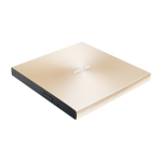 ASUS DVD ZenDrive SDRW-08U9M-U GOLD, External Slim DVD-RW, USB Type-C/Type-A