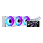 K PHANTEKS Glacier One 360M25 LCD AiO-Wasserk&uuml;hlung, 6-Zoll-Display - 360mm, wei&szlig;