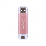 TRANSCEND ESD310P 2TB External SSD USB 10Gbps Type C/A Pink