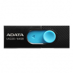ADATA | USB Flash Drive | UV220 | 64 GB | USB Type-A | Black/Blue