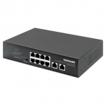 Intellinet 8-Port Gigabit Ethernet PoE+ Switch mit 2 RJ45 Gigabit Uplink-Ports