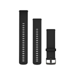Garmin Ersatzarmband (22 mm), Silikon Schwarz/Schiefergrau