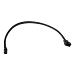 K Alphacool L&uuml;fterkabel 4-Pin auf 4-Pin Verl&auml;ngerung 30cm - schwarz