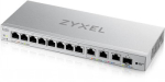 ZYXEL XGS1250-12 V2, 12-PORT GIGABIT WEBMANAGED DESKTOP SWITCH WITH 8 PORT 1G + 3-PORT MULTIGIG 1/2.5/5/10G + 1-PORT SFP+ (5Y WARRANTY)