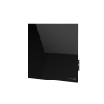 AENO GH12S Premium Eco Smart Quadro Wall Heater, 500W, EU Plug (E/F), Black