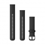 Garmin Ersatzarmband 18mm Silikon Schwarz/Schiefergrau