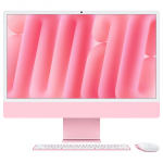 Apple 24-inch iMac with Retina 4.5K display: Apple M4 chip with 10-core CPU and 10-core GPU, 16GB, 256GB SSD - Pink