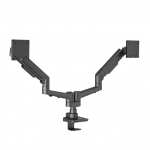 EDBAK Desk Mount | DMV02 Dual Swing Arm | Height adjustment, Tilt | 19-35 " | Maximum weight (capacity) 20 kg | Black DMV02