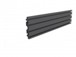 MULTIBRACKETS Pro Series - Single Screen Rail 28cm Black - Single Screen Rail Part for Pro Series aluminum length: 28cm - black