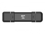 SILICON POWER DS72 1TB External SSD USB-A USB-C 1050/850MB/s Gold