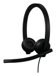Logitech H570e Stereo MS Teams Wired Headset USB-A, Black