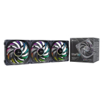 120mm Seasonic MagFlow 1225PWM ARGB 3-Fan Kit