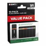 STICK Emtec USB2.0 K100 16GB P10 10-pack color box retail