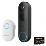 Reolink Bundle T&uuml;rklingel: D340B mit Klingel und 64GB Speicher