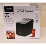 Renew. | Caso | Ice Cube Machine | IceChef Compact | Power 120 W | Black | DAMAGED PACKAGING